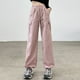 thumbnail image 4 of WILLBEST Pantalones Casuales para Mujer, Cintura Alta, Pierna Ancha, Holgados, para Uso Diario, Cómodos y con Estilo. Mediana, 4 of 7
