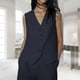 thumbnail image 5 of Chaleco Chalecos con botones para mujer, cómodo, ajustado, elegante, chaleco (azul marino S) Ygjytge Azul marino T S para Mujer, 5 of 6