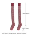 thumbnail image 3 of Bibifish Womens Socks Soft Thigh High Knitted Winter Boot Socks Warm Long Leg Warmers Over The Knee High Stocking For Ladies And Girls, 3 of 6