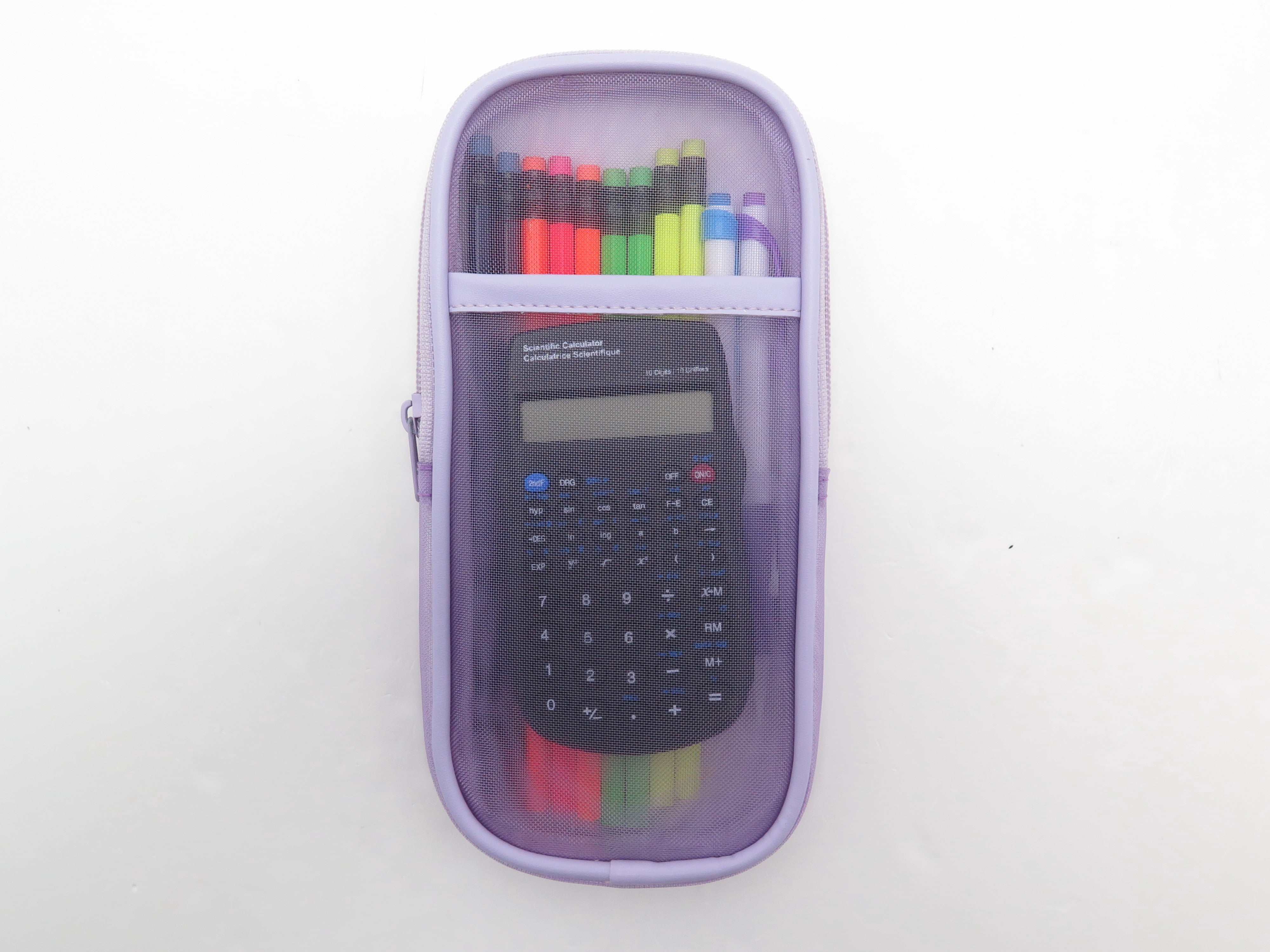 Pen+Gear Mesh Pencil Pouch, Lavender