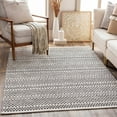 thumbnail image 2 of Surya La Casa LCS-2304 60x87" Rectangle Global Cotton Area Rug in Black/Cream, 2 of 7