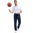 thumbnail image 6 of Weilanxin Men's Mesh Lightweight Sweatpants with Zipper Pockets Athletic Pants for Men Gym Pants for Workout,Jogging,Running, 6 of 8
