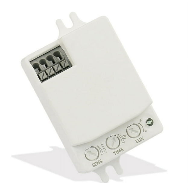 5.8GHz Mini Microwave Radar Motion Sensor Switch AC85-265V Intelligent Human Body Sensor Switch Motion Light Switch,1 * Mini radar sensing switch,White