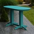 thumbnail image 1 of A &amp; L Furniture Poly 72 x 33 in. Oval Bar Height Table, 1 of 11