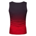 thumbnail image 2 of Hessimy Mens Undershirt Breathable Cotton Mens Tank Top - Sleeveless Undershirts for Men（Red,XXXL), 2 of 2