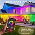 thumbnail image 3 of Luces exteriores permanentes Honche Multicolor 34m 72 LED, 3 of 6