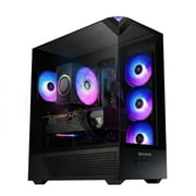 iBUYPOWER Element Gaming PC Desktop Computer AMD Ryzen 7 9700F CPU, NVIDIA GeForce RTX 5060Ti 16GB GPU, 32GB DDR5 5200MHz RAM, 1TB NVMe SSD, Windows 11 Home, Gamer Keyboard and Mouse - EBA7N56T03