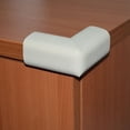 thumbnail image 2 of 8-Pack Corner Protectors Baby Proof, Furniture Corner and Edge Safety Bumpers, Soft Rubber Foam Cushion Covers, 3M Taped Corner Guards, Baby Child Proofing Pads, Table Corner Protectors, Gray, 2 of 5