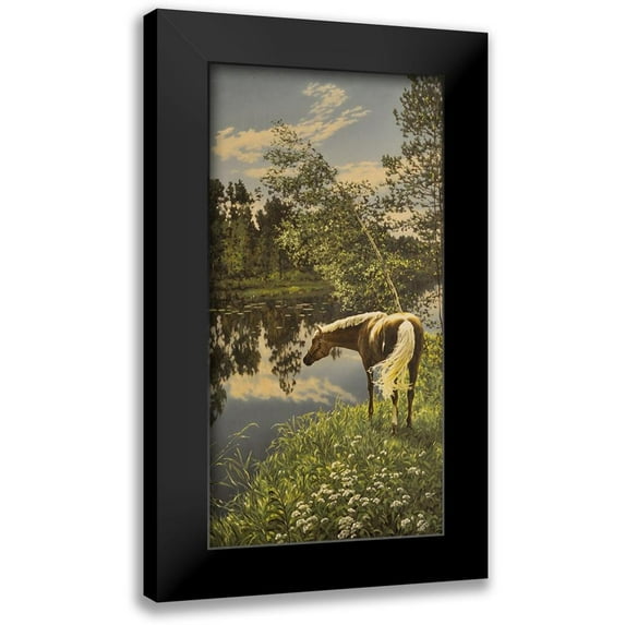 Adamov, Alexey 11x18 Black Modern Framed Museum Art Print Titled - By the River