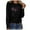 Black, variant on Simua Womens Breast Cancer Awarness Sweatshirt Casual Fall Long Sleeve Crewneck Pullover Loose Fit Blouses Shirt