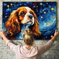 thumbnail image 5 of Barbado Da Terceira Watercolor Poster Canvas Wall Art for Home/Office/Bedroom Decor - Dog Love Canvas Print Wall Art Painting Ready to Hang Gifts - Easel & Hanging Hook 11x17 Inch, 5 of 5