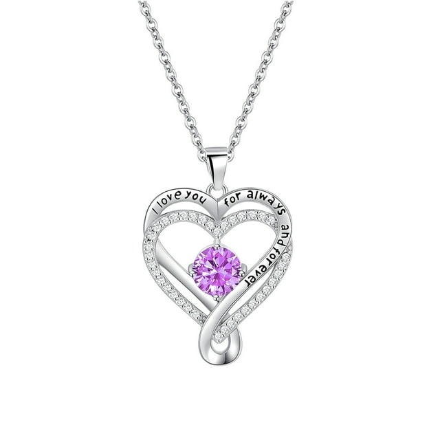 asddcavvf Collier en Cuivre Amical avec Pierre de Naissance pour Femmes Bijoux Pendentif Colliers
