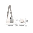 thumbnail image 5 of Small Solid Color Shoulder Bag for Women Zipper Crossbody Bags PU Leather Satchel with Detachable Coin Pouch for Daily Use Commuting Shopping, 5 of 7