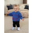 thumbnail image 6 of BemeyourBBs Baby Fall Sweaters Long Sleeve Graphic Embroidery Knit Pullovers, 6 of 9