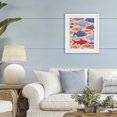 thumbnail image 3 of Stupell Industries Red Yellow and Blue Fish White Framed Print Under Glass, design by The Paper Curator, 3 of 10