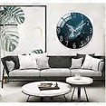 thumbnail image 3 of Silent Tempered Glass Wall Clock for Living Room Kitchen Office Bedroom 30cm, 3 of 3