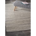 thumbnail image 4 of LR Home Blessy Cecille Bleach & Brown Modern Grid Jute Blend Area Rug, 9' x 12', 4 of 11