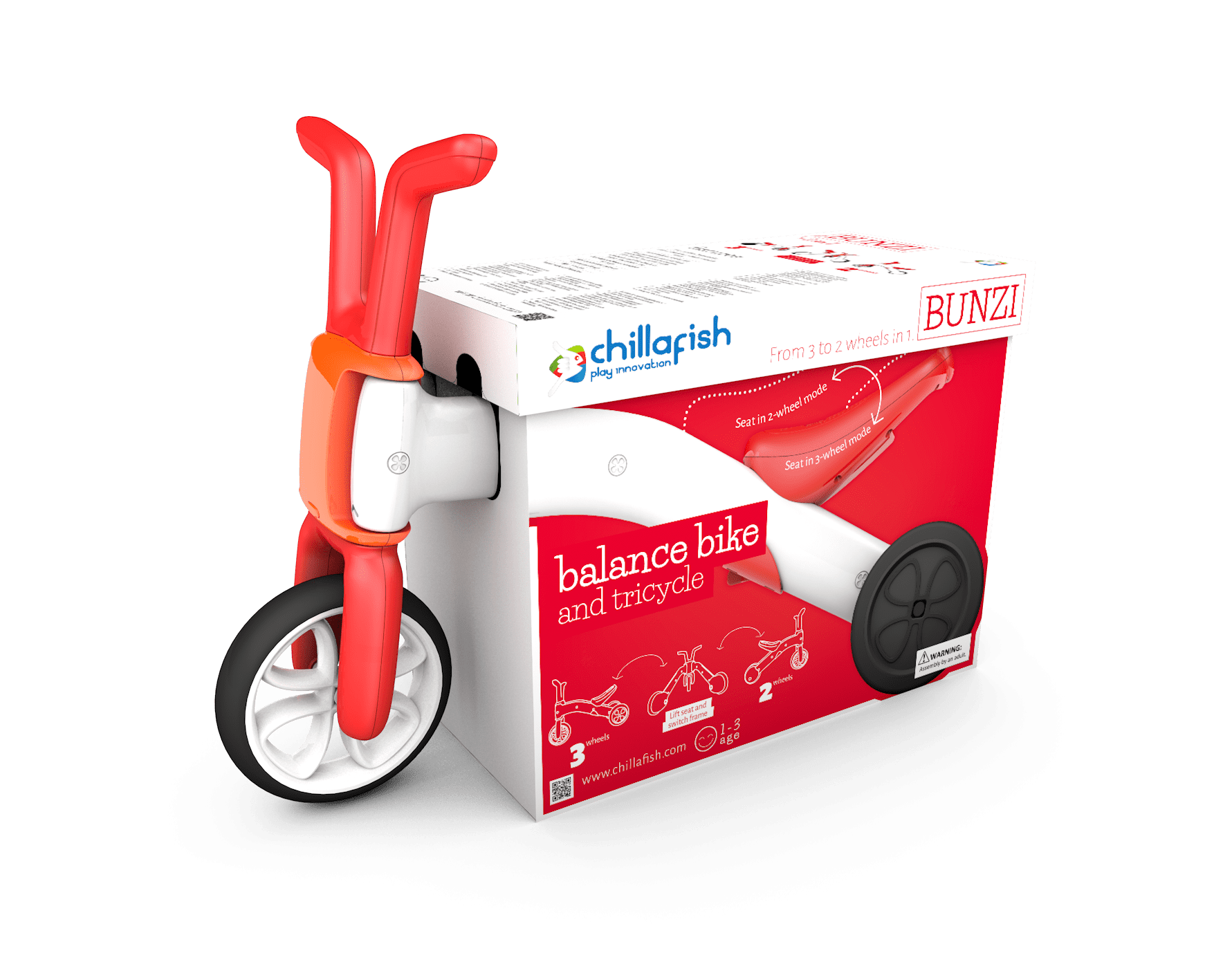 Chillafish Bunzi 2-in-1 Balance Bike 