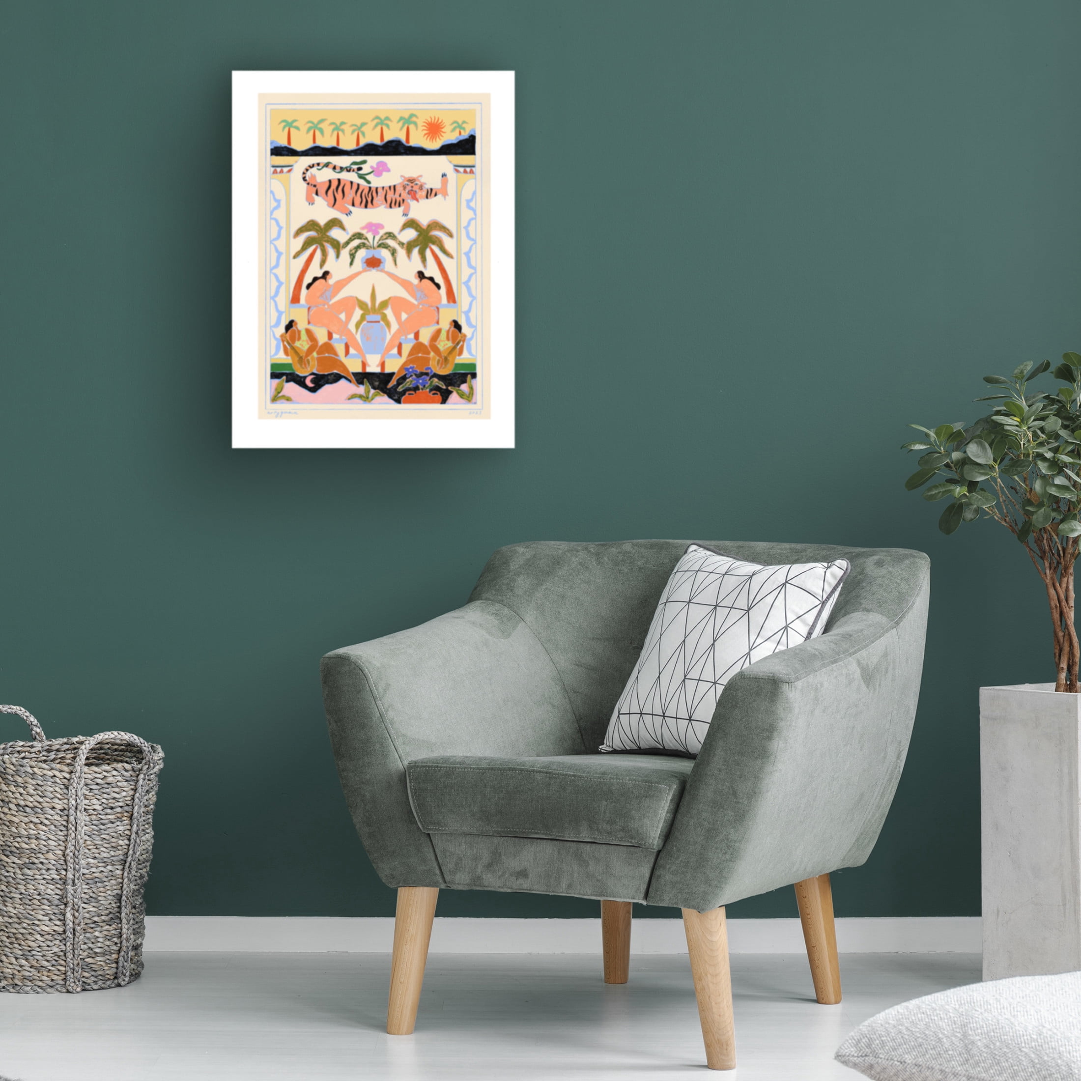 Trademark Fine Art Arty Guava Tropicana Canvas Wall Art
