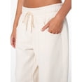 thumbnail image 4 of Celebrity Pink Women's and Women's Plus Fleece Barrel Sweatpant, Sizes XS-4X, 4 of 6