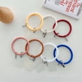 thumbnail image 2 of Pendant Exquisite Anti-lost Keychain Universal Ring Phone Accessories Wrist Strap Creative Hanging Ring Rope Universal Silicone Wine Red, 2 of 6