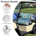 thumbnail image 6 of Jeiento Boho Mandala Golf Cart Seat Towel Covers for Front Seats Club Car Golf Cart Seat Covers Universal Accessories for Golfcart Cushion Blanket, 6 of 7
