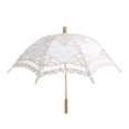 thumbnail image 5 of MLINS Handmade Cotton Lace Umbrella for Decor Beige Classical Craft Photography Prop 1 Piece, 5 of 8