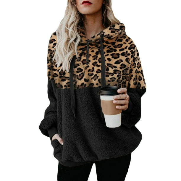 Fluffy hotsell hooded jumper
