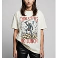 thumbnail image 3 of Three Coffees No Lunch Comfort Colors Shirt, Funny Coffee Tee, Dark Humor Shirt, Sarcastic Work Tee, Warrior Graphic Shirt, Weird Funny Tee, 3 of 6