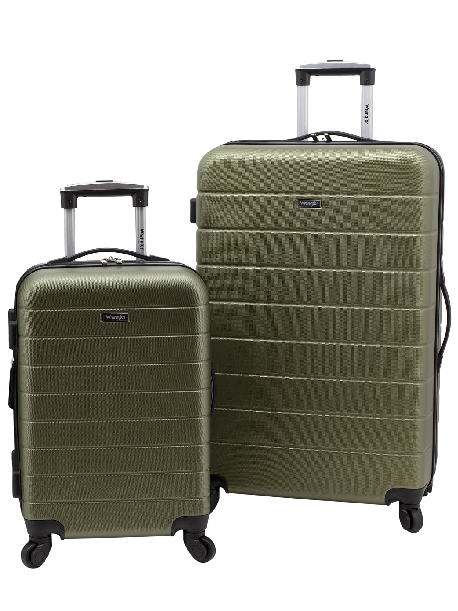wrangler 2 piece luggage set