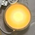 thumbnail image 1 of Base de lámpara de madera maciza con difusión de luz, soporte de lámpara redondo para manualidades de madera, luz de noche, bola de cristal, 1 of 6
