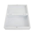 thumbnail image 6 of CosmoLiving by Cosmopolitan Geometric White Wood Decorative Box with Hinged Lid, 2 Count, 6 of 9