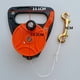 thumbnail image 3 of Carrete de buceo de plástico premium con asa, línea de 46 m y pernos. naranja, 3 of 9