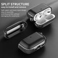 thumbnail image 3 of Leather Texture Design Case for AirPods Pro 3, Soft Silicone Shockproof Cover for Airpods Pro 3rd Generation 2025 with Carabiner, 3 of 10