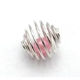 thumbnail image 4 of EOEMY 100 Silver Plated Spiral Bead Cages 8X8mm Findings Jewelry Making, 4 of 4