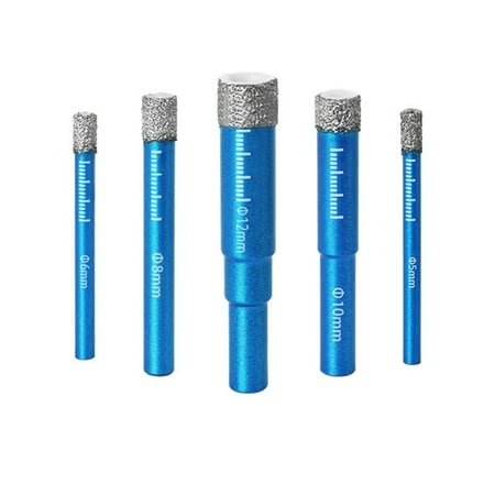 

Multifunction Dry Diamond Drill Bits for Granite Vitrified Porcelain Glass Brazing Drill 5-12mm Accessories Tools