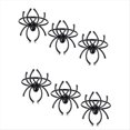 thumbnail image 1 of Juego de Anillos para Servilletas de Halloween Servilleta de Halloween con Forma de Araña Broche para Servilleta de Aleación de Metal Terror Negro Araña Negra, 1 of 5