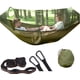 thumbnail image 1 of Hamaca grande para acampar con mosquitera, hamaca colgante liviana para 2 personas para acampar, caminar, sobrevivir, mochilero en el patio trasero al aire libre, 1 of 5