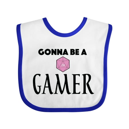 

Inktastic Gonna Be a Gamer Gift Baby Girl Bib