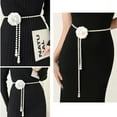 thumbnail image 6 of AOOOWER Flower Waist Body Chains Waist Belt Jewelry Women Party Ornament Waist Chain, 6 of 10