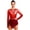 Burgundy, variant on Women Rhythmic Gymnastics Leotards Gradient Color Rhinestones Figure Skating Dress Competition Performance Burgundy S