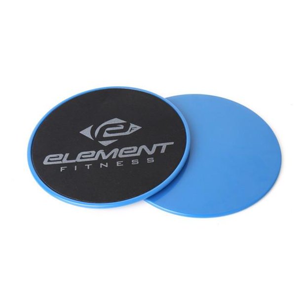 Element Fitness XL Power Gliding Discs 9"Extra Surface Space for Added