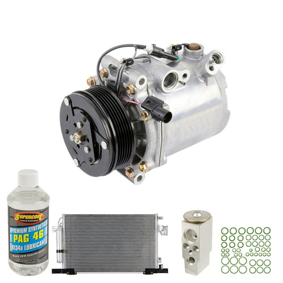For Mitsubishi Lancer 2008-2011 A/C Kit w/ AC Compressor Condenser & Drier - BuyAutoParts