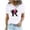 White N, variant on Jamicy Short Sleeve Tops for Women Valentine's Day Gift for Women Women Love Print Shirt Fashion Soft Short Sleeve Tops for Women Round Neck Tee Tops