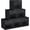 Black, variant on Storage Cubes 11x11 Inch, 6 Pack Collapsible Cube Storage Bins with Window and Handle, Closet Organizers for Shelves, Clothes, Toys, Books, Grey Fabric Storage Baskets