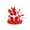 Colorful A A8, variant on Multi-Spiked Football Fan Hat National Flag Color Theme Headpiece for Tailgate Parties & Stadiums Spiked Fun Spirit Gear B