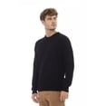 thumbnail image 2 of Alpha Studio Black Viscose Men Sweater, 2 of 3