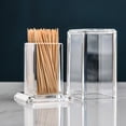 thumbnail image 3 of Farfi Toothpick Box Large Capacity Convenient Thickened Dustproof Acrylic Transparent Toothpick Holder Box Home Accessories (Clear), 3 of 13