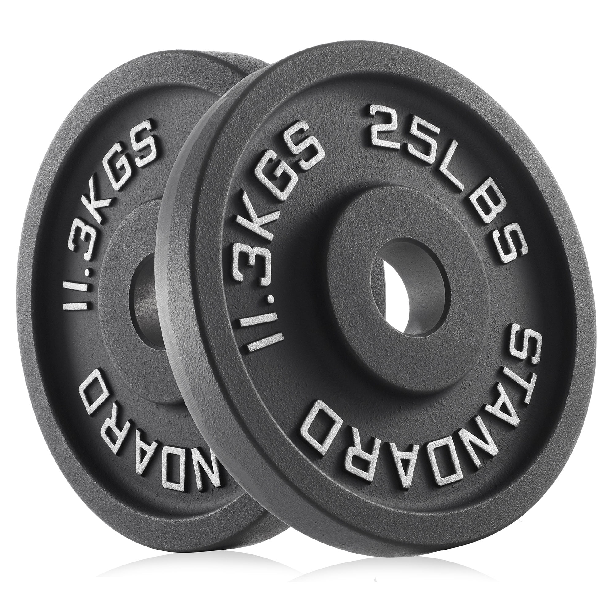 2 5.5 lb 2.2 kg International Olympic 2" hole Weight Plates 11 lb Total WEIDER 