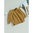 thumbnail image 3 of Bagilaanoe Newborn Baby Girl Boy Knitted Sweater Long Sleeve Pullover 3M 6M 9M 12M 18M 24M Infant Warm Jumpers Tops Fall Loose Knitwear, 3 of 7